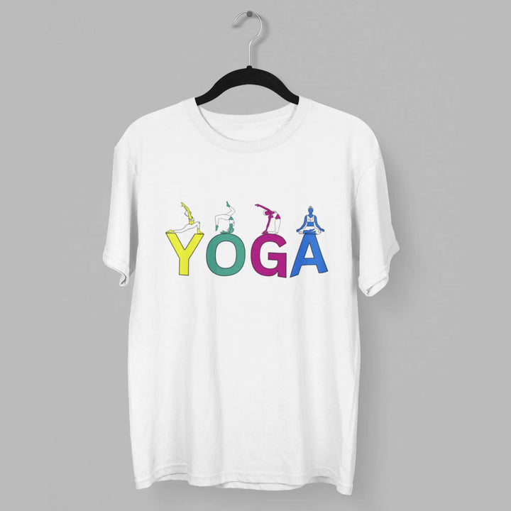 Yoga Round Neck Half Sleeve Classic T-Shirt fashionfront