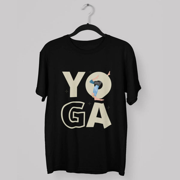 Yoga Round Neck Half Sleeve T-Shirt fashionfront