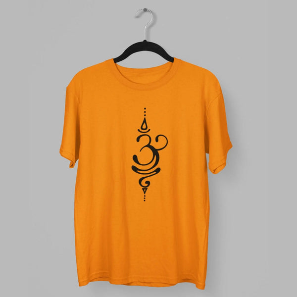 Om Yoga Round Neck Half Sleeve Classic T-Shirt fashionfront