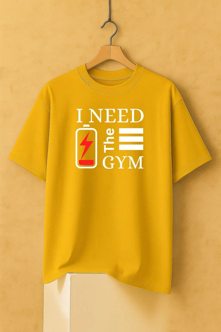 I Need the Gym Oversize Classic T-Shirt fashionfront
