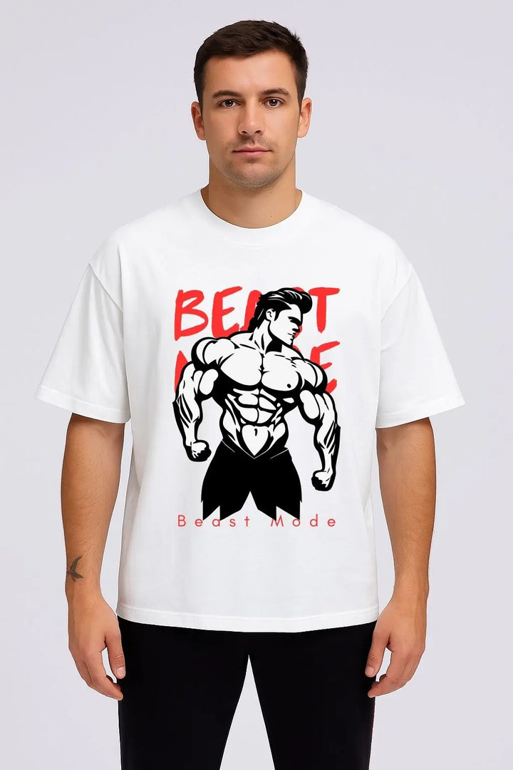 Beast Mode Oversized Standard T-Shirt fashionfront