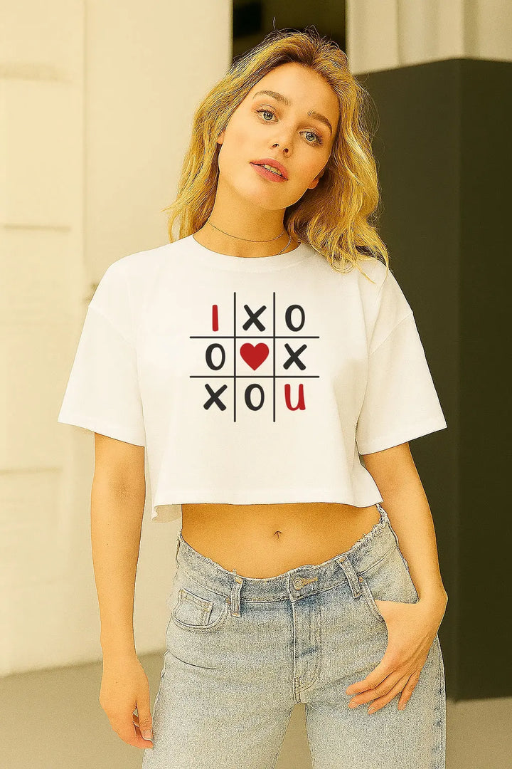 I Love You Crop Top fashionfront