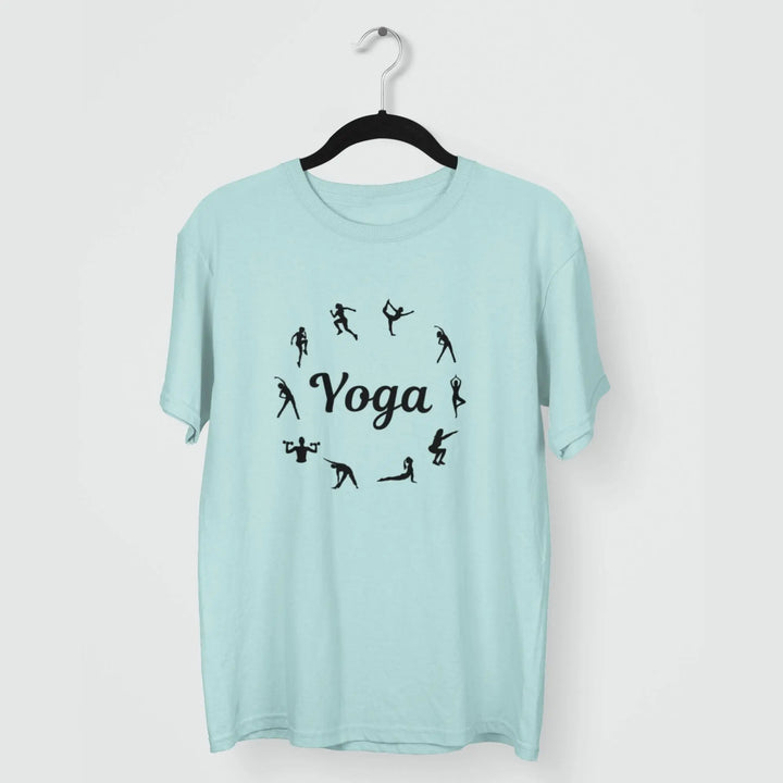 Yoga Round Neck Half Sleeve Classic T-Shirt fashionfront