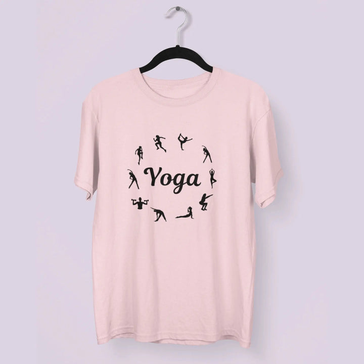 Yoga Round Neck Half Sleeve Classic T-Shirt fashionfront