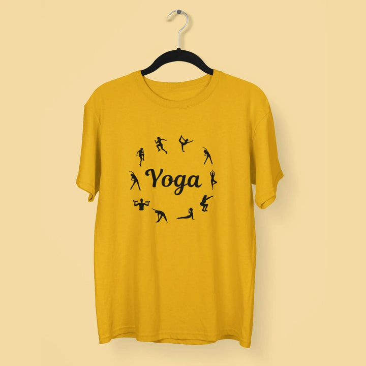 Yoga Round Neck Half Sleeve Classic T-Shirt fashionfront