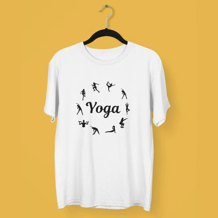 Yoga Round Neck Half Sleeve Classic T-Shirt fashionfront