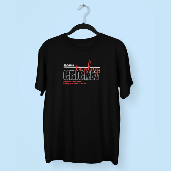 Born To Play Cricket, Bound By The Love Of The Game T-Shirt fashionfront