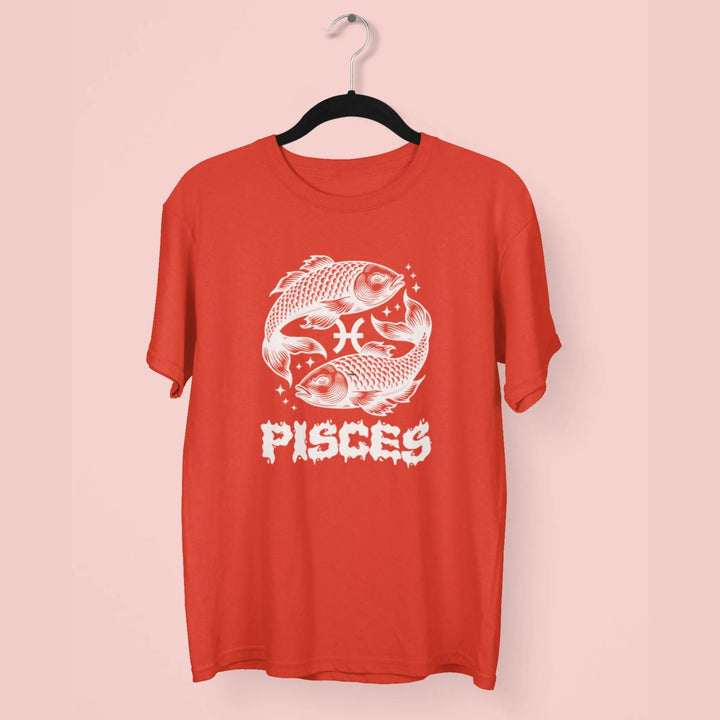 Pisces Round Neck Half Sleeve Classic T-Shirt fashionfront