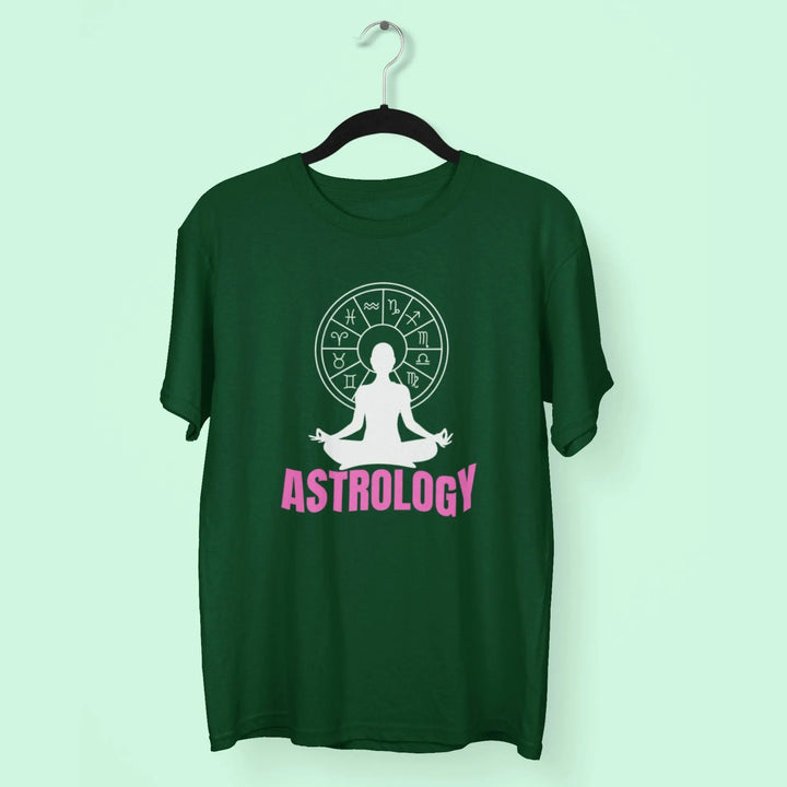 Astrology Round Neck Half Sleeve Classic T-Shirt fashionfront