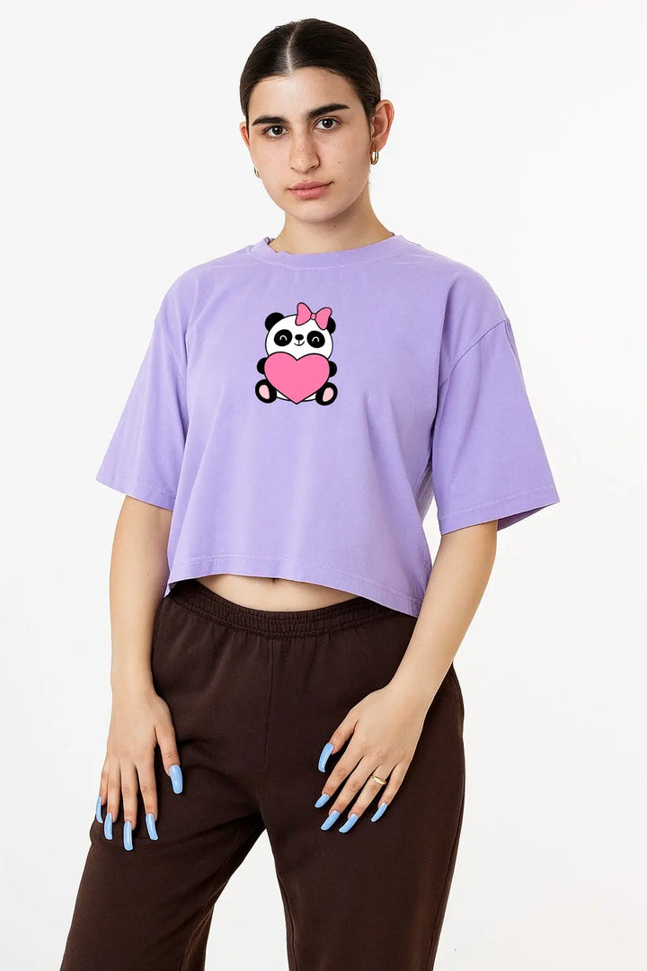 Cute Panda Crop Top fashionfront