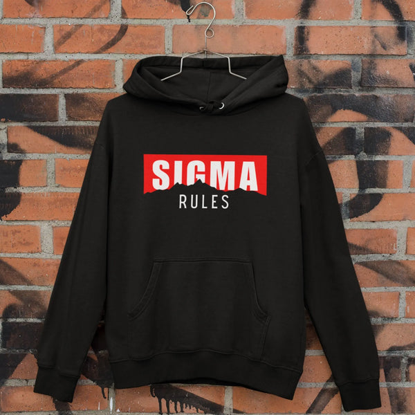 Sigma Rules Unisex Hooded SweatShirt fashionfront