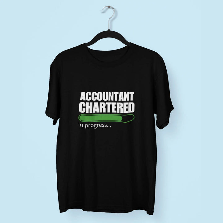 Accountant Round Neck Half Sleeve Classic T-Shirt fashionfront