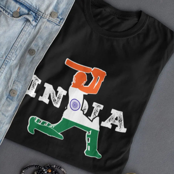 India Round Neck Half Sleeve Classic T-Shirt fashionfront