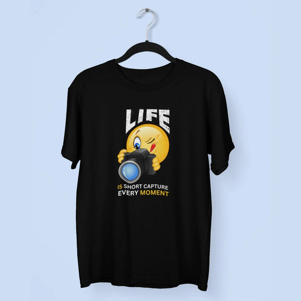 Life Is Short Capture Every Moment Unisex T-Shirt fashionfront