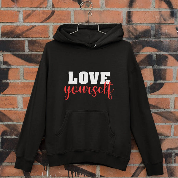 Love Yourself Unisex Hooded SweatShirt fashionfront