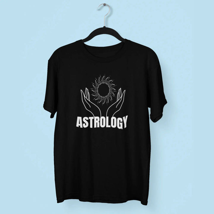 Astrology Round Neck Half Sleeve Classic T-Shirt fashionfront