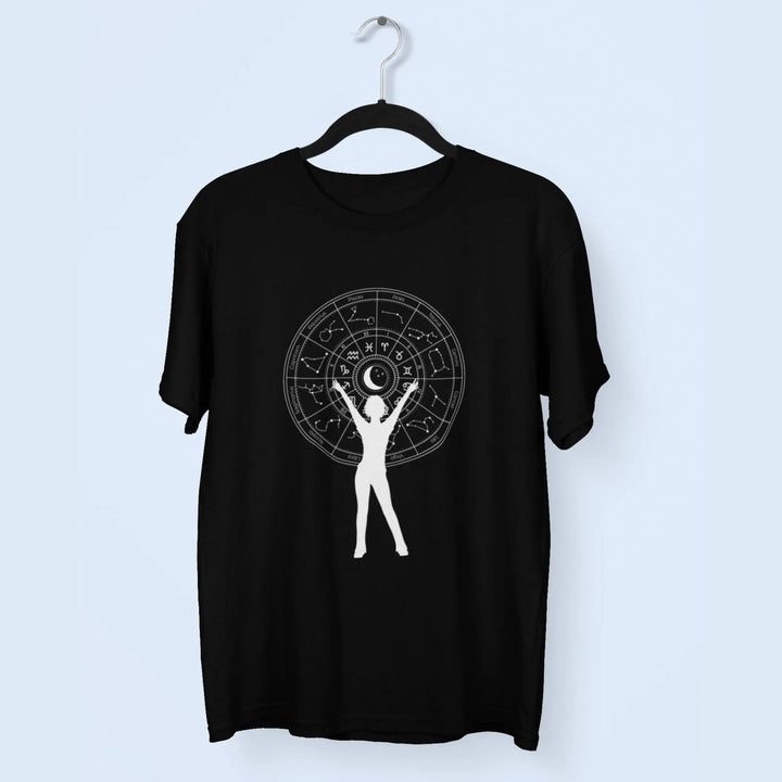 Astrology Round Neck Half Sleeve Classic T-Shirt fashionfront