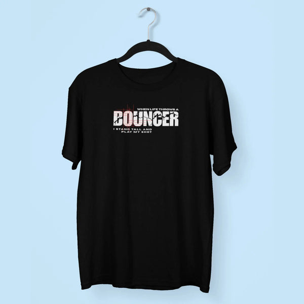 When Life Throws a Bouncer, I Stand Tall And Play My Shot T-Shirt fashionfront