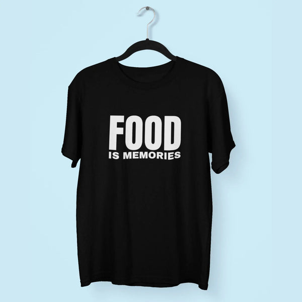 Food is Memories Round Neck Half Sleeve Classic T-Shirt fashionfront