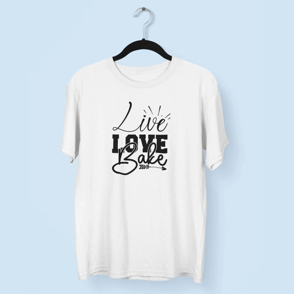 Live Love Bake Unisex T-Shirt fashionfront