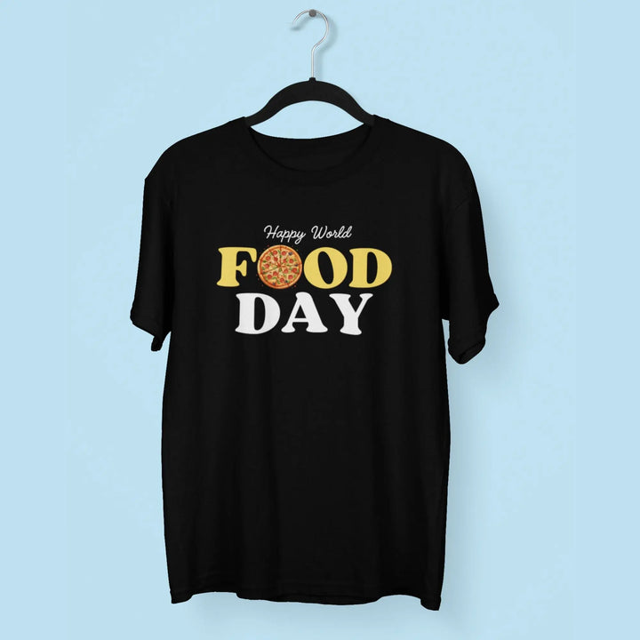 Happy World Food Day Round Neck Half Sleeve Classic T-Shirt fashionfront