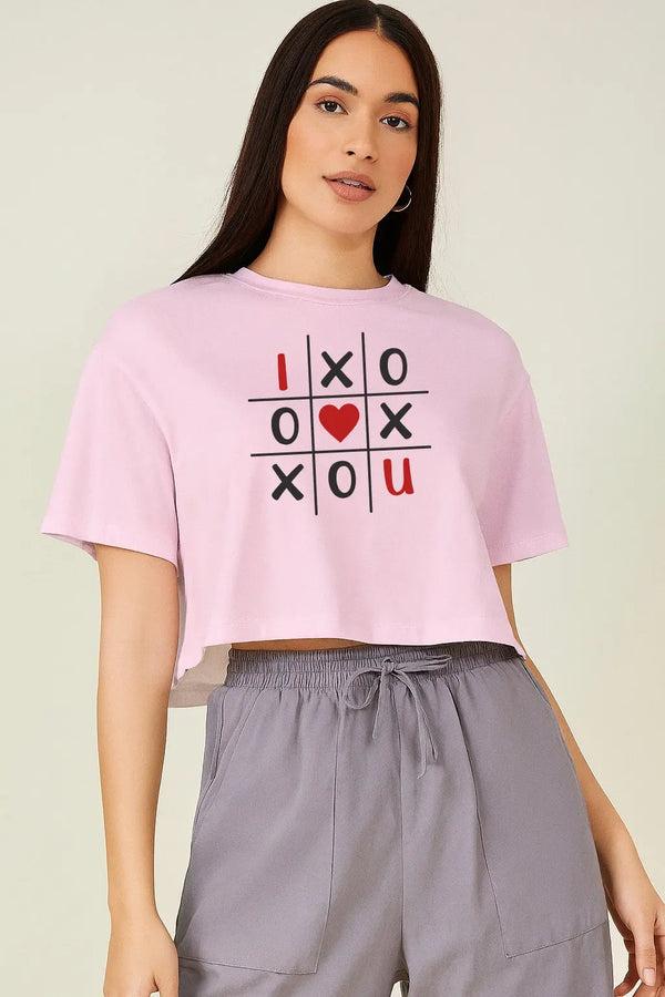 I Love You Crop Top fashionfront