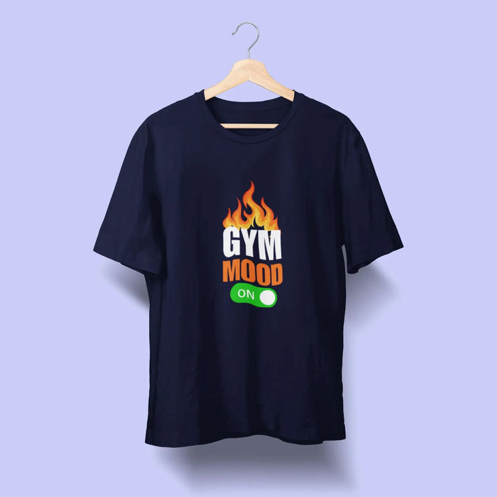 Men Gym Mood On Gym Oversized Classic T-Shirt fashionfront