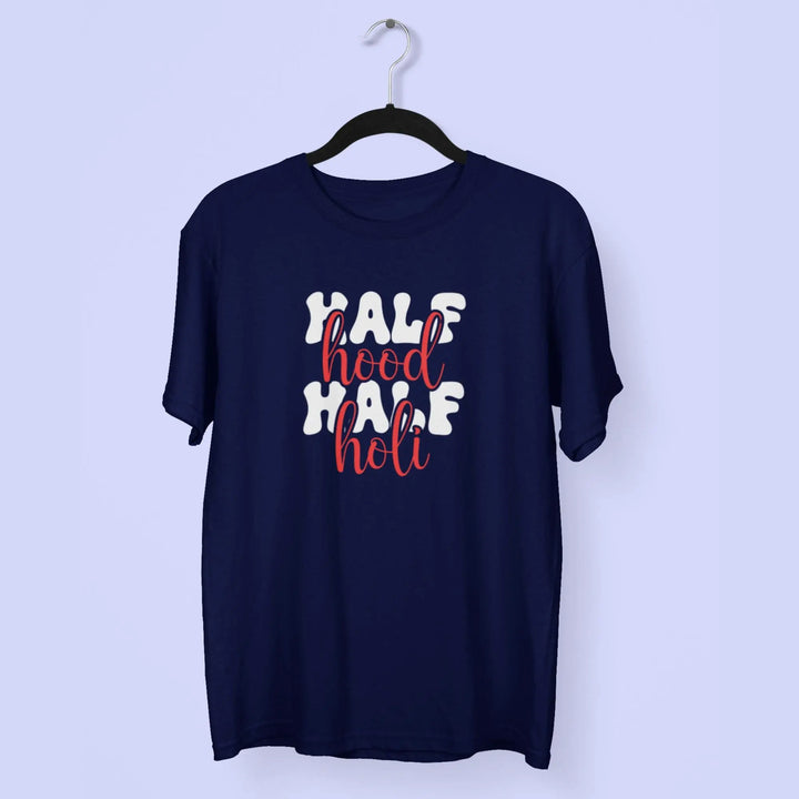 Half Hood Half Holi Unisex T-Shirt fashionfront