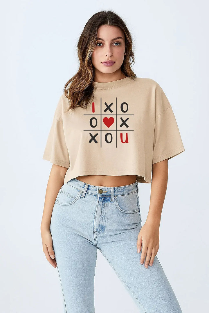 I Love You Crop Top fashionfront