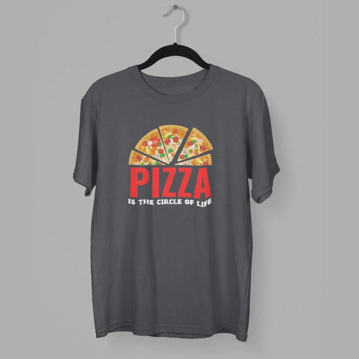 Pizza Round Neck Half Sleeve Classic T-Shirt fashionfront