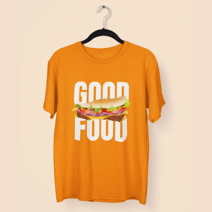 Good Food Round Neck Half Sleeve Classic T-Shirt fashionfront