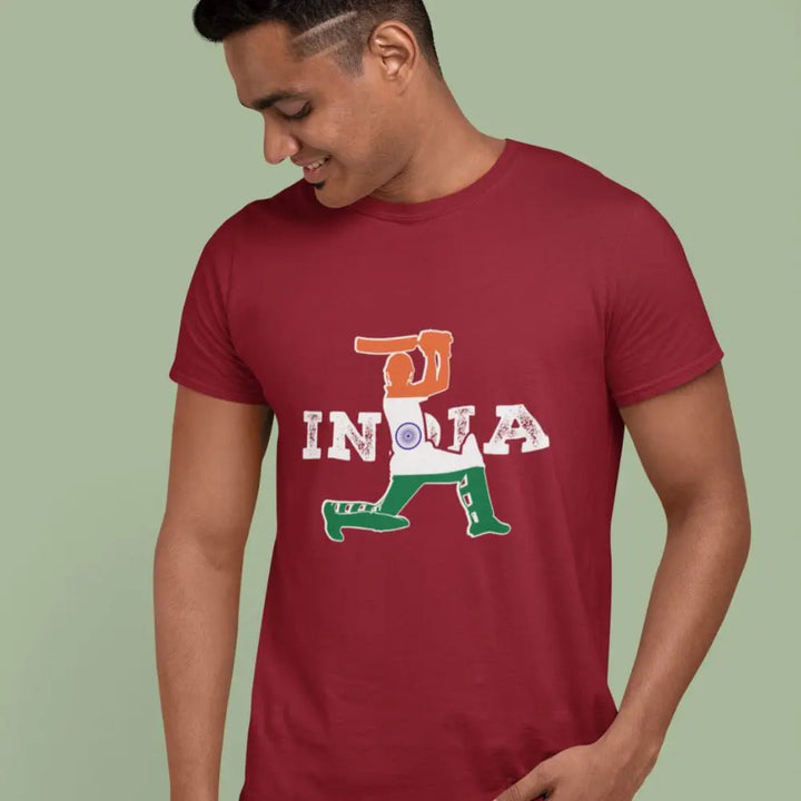 India Round Neck Half Sleeve Classic T-Shirt fashionfront