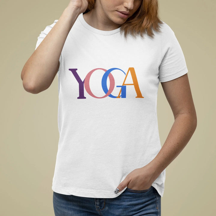 Yoga Round Neck Half Sleeve Classic T-Shirt fashionfront