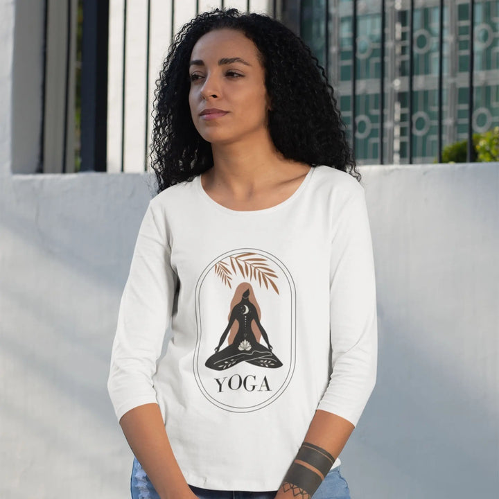 Yoga Women’s 3/4th Sleeve T-Shirt fashionfront