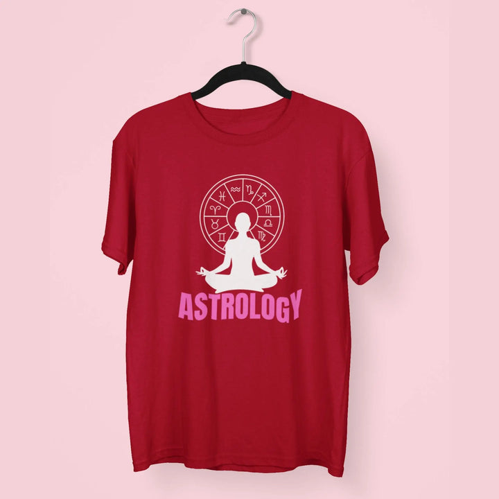 Astrology Round Neck Half Sleeve Classic T-Shirt fashionfront