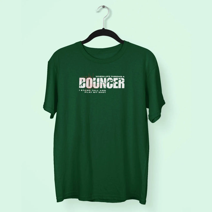 When Life Throws a Bouncer, I Stand Tall And Play My Shot T-Shirt fashionfront