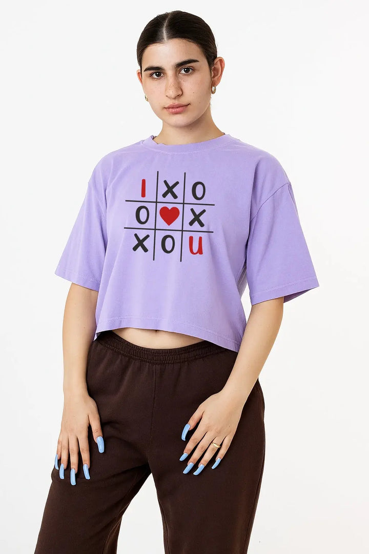 I Love You Crop Top fashionfront