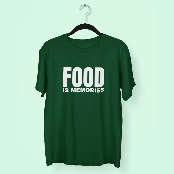 Food is Memories Round Neck Half Sleeve Classic T-Shirt fashionfront