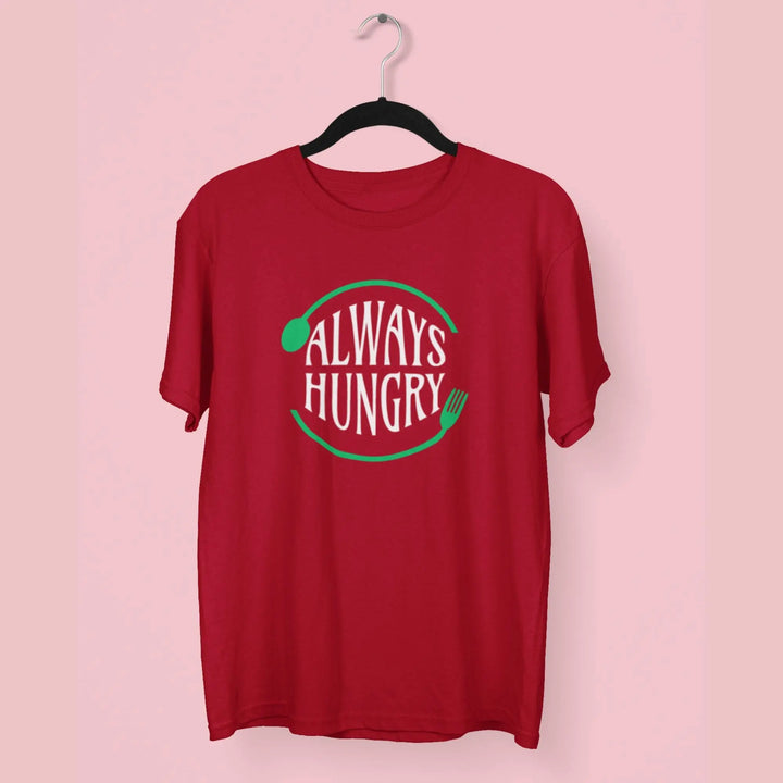 Always Hungry Round Neck Half Sleeve Classic T-Shirt fashionfront