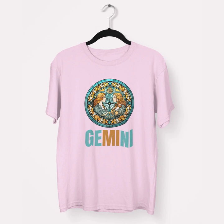 Gemini Round Neck Half Sleeve Classic T-Shirt fashionfront