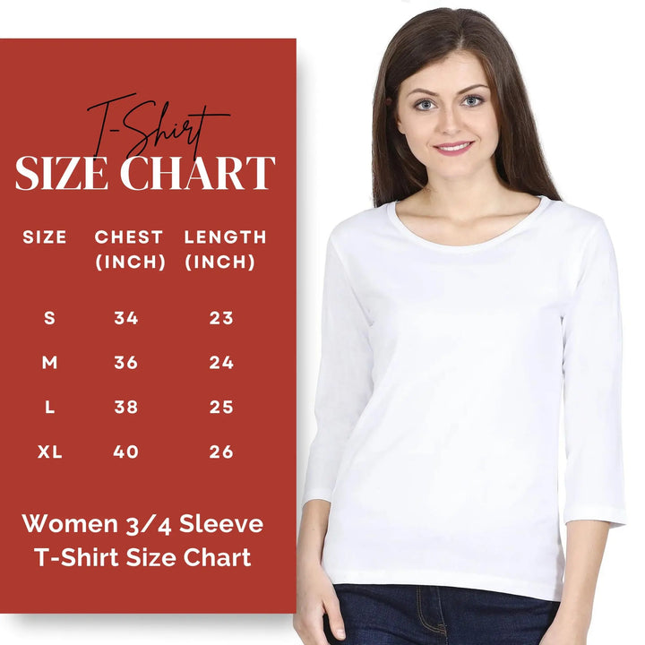 Yoga Women’s 3/4th Sleeve T-Shirt fashionfront