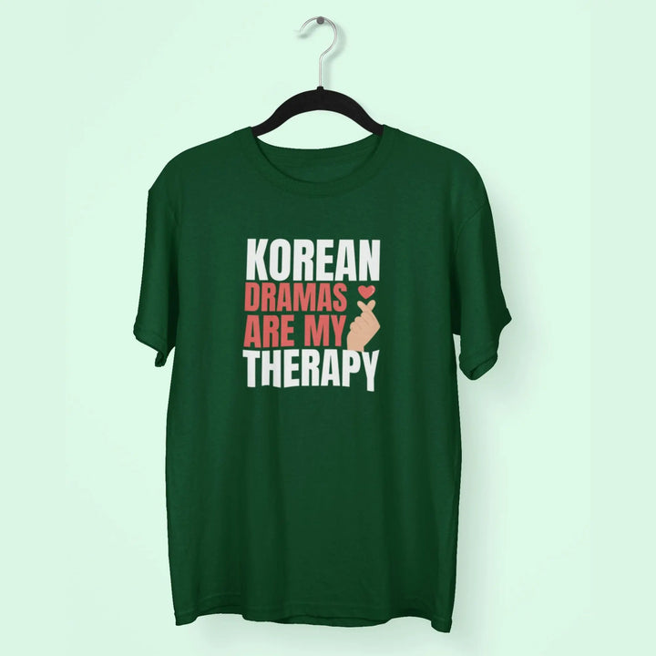 Korean Dramas Are my Therapy Unisex T-Shirt fashionfront