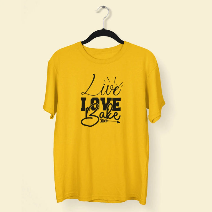 Live Love Bake Unisex T-Shirt fashionfront