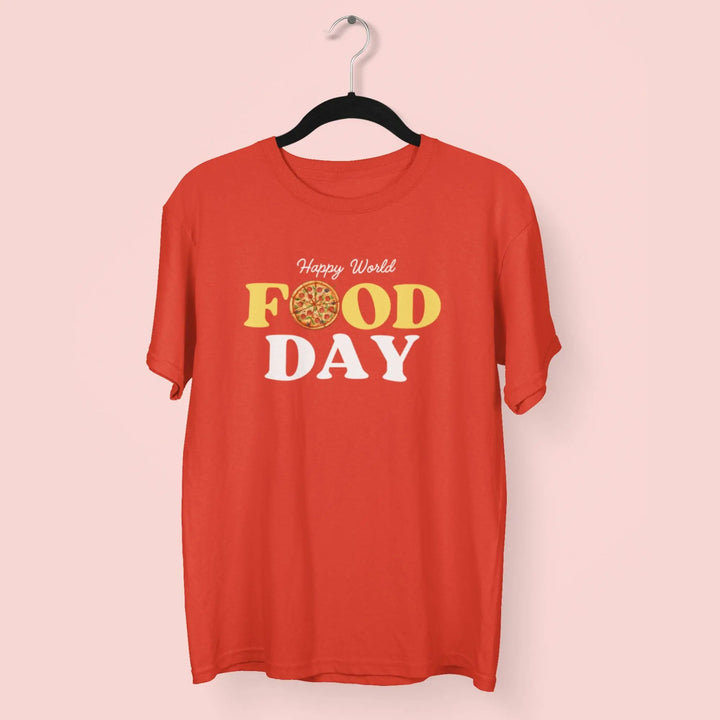 Happy World Food Day Round Neck Half Sleeve Classic T-Shirt fashionfront