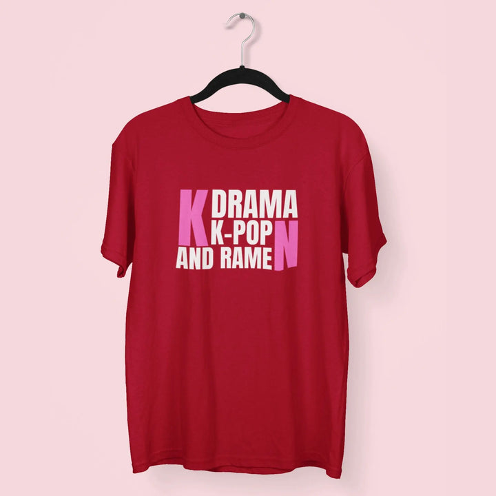 K-Drama K-Pop And Ramen Unisex T-Shirt fashionfront