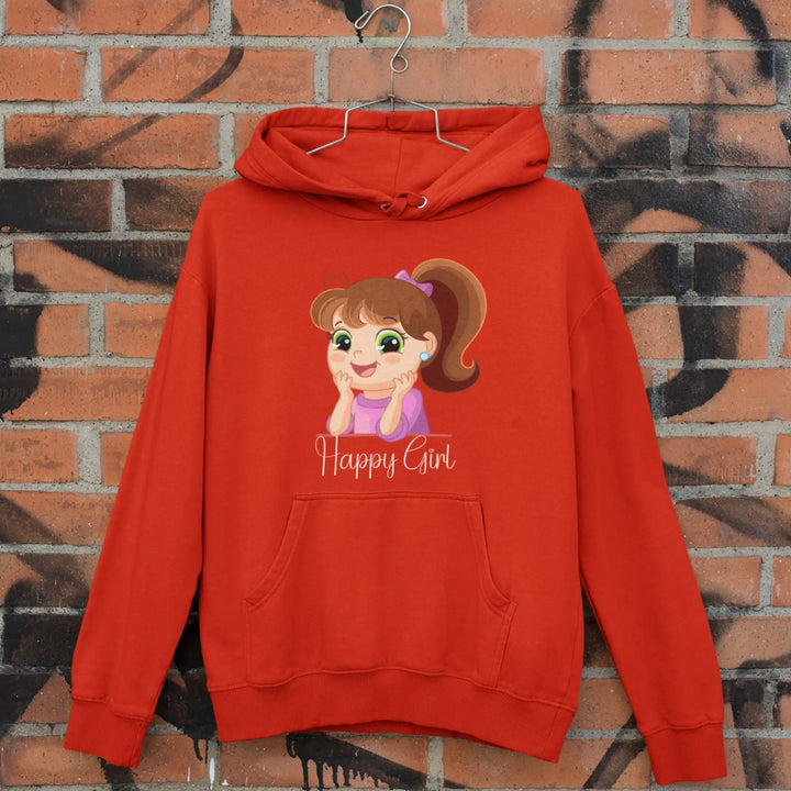 Happy Girl Unisex Hooded SweatShirt fashionfront