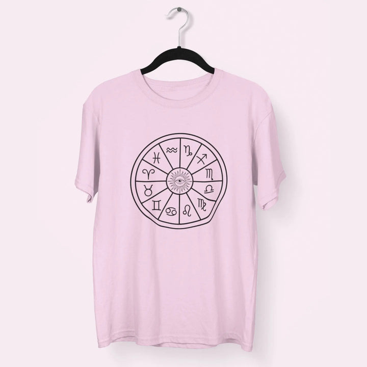 Astrology Round Neck Half Sleeve Classic T-Shirt fashionfront