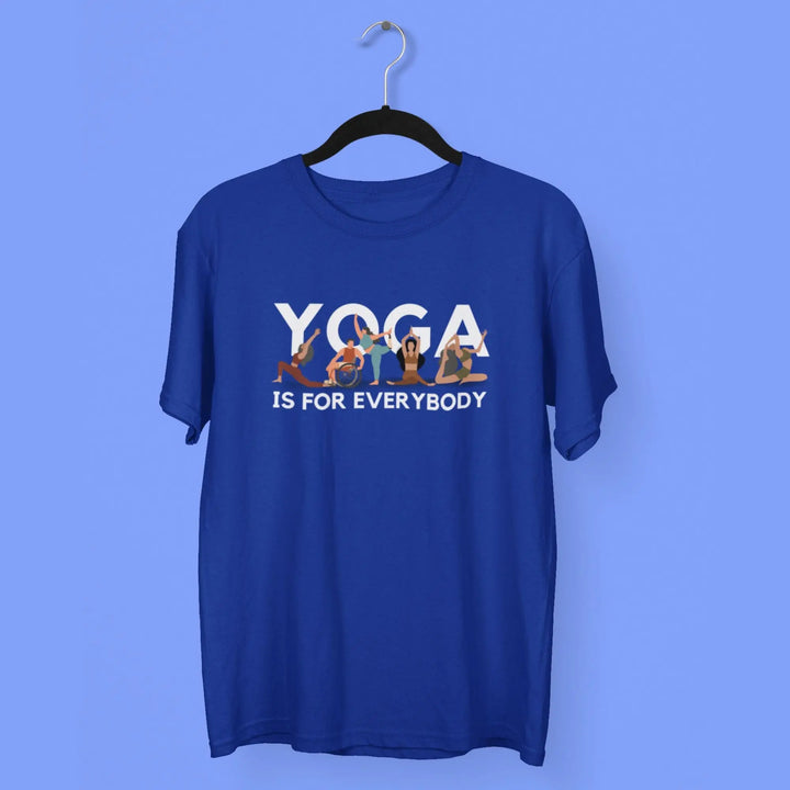 Yoga is for Everybody Round Neck Half Sleeve Classic T-Shirt fashionfront