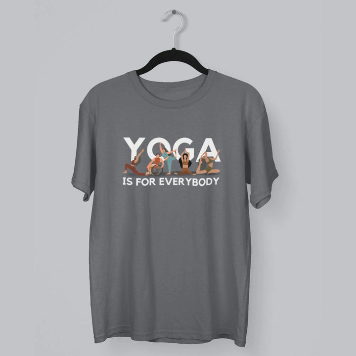 Yoga is for Everybody Round Neck Half Sleeve Classic T-Shirt fashionfront