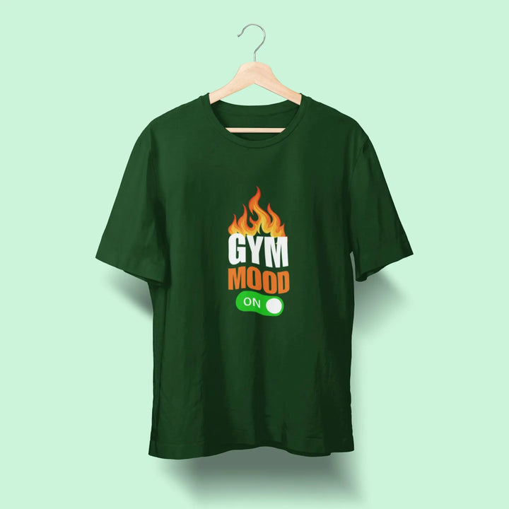 Men Gym Mood On Gym Oversized Classic T-Shirt fashionfront